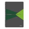 Caiet de birou Leitz Office, carton, A4, cu spira, dictando, verde Caiet de birou Leitz Office, carton, A4, cu spira, dictando, verde