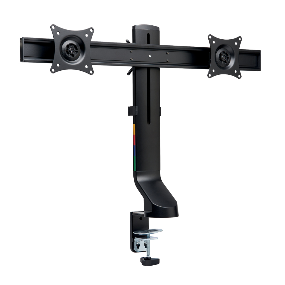 Suport pentru monitor Kensington SmartFit, dual, ajustabil, cu fixare pe birou, negru Suport pentru monitor Kensington SmartFit, dual, ajustabil, cu fixare pe birou, negru