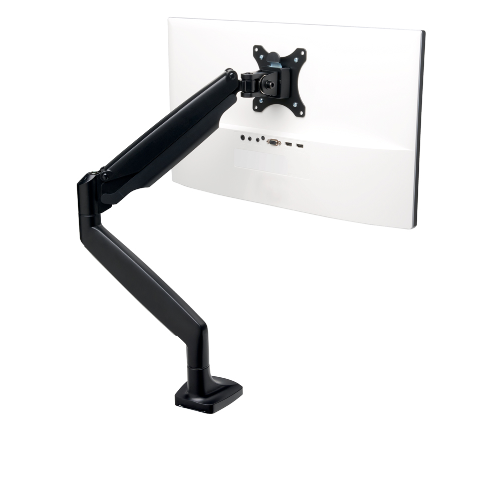 Suport pentru monitor Kensington SmartFit One Touch, brat ajustabil, cu fixare pe birou, negru Suport pentru monitor Kensington SmartFit One Touch, brat ajustabil, cu fixare pe birou, negru