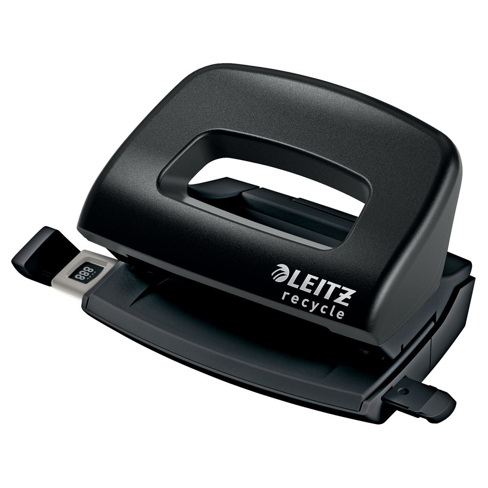 Perforator plastic Leitz Recycle, MINI NeXXt Series, 10 coli, partial reciclat, negru Perforator plastic Leitz Recycle, MINI NeXXt Series, 10 coli, partial reciclat, negru