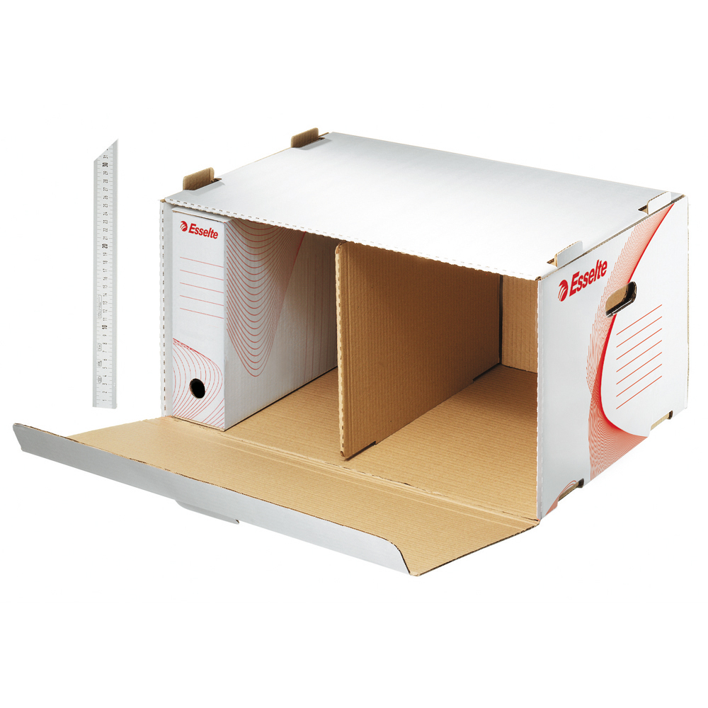 Container de arhivare Esselte, cu deschidere frontala Container de arhivare Esselte, cu deschidere frontala