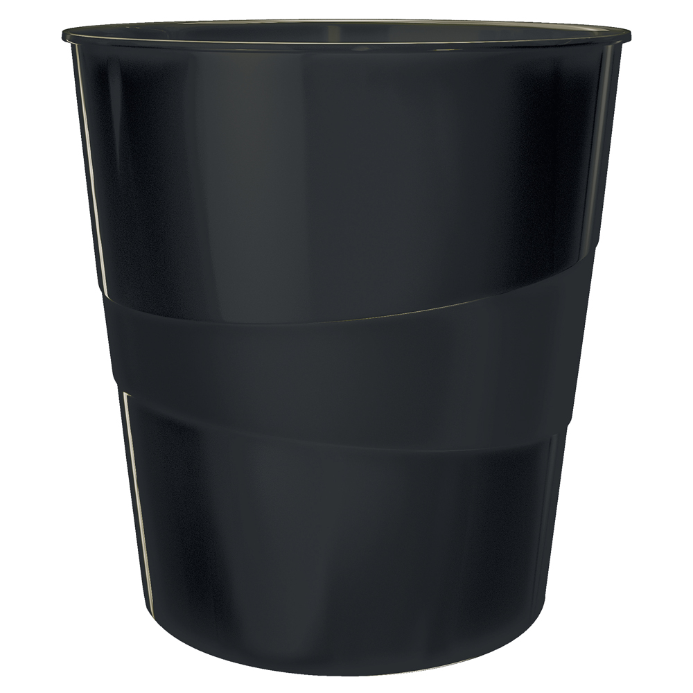 Cos hartii Leitz Recycle, PP cu amprenta CO2 neutra, partial reciclat, certificare Blue Angel, reciclabil, 15 L, negru Cos hartii Leitz Recycle, PP cu amprenta CO2 neutra, partial reciclat, certificare Blue Angel, reciclabil, 15 L, negru