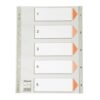 Index din plastic Esselte, A4, index 1-5 Index din plastic Esselte, A4, index 1-5