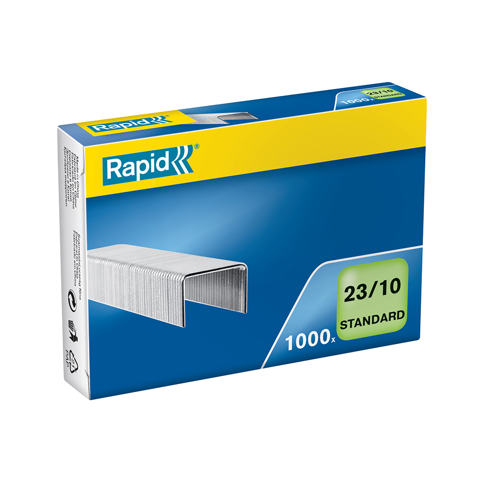 Capse Rapid Standard, 23/10, 40-70 coli, 1000 buc/cutie Capse Rapid Standard, 23/10, 40-70 coli, 1000 buc/cutie
