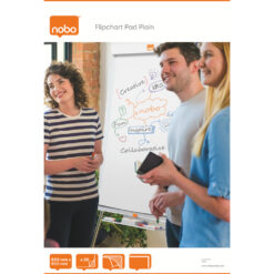 Hartie pentru flipchart NOBO, 65x95.5 cm, 20 coli, simpla