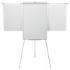 Flipchart NOBO Impression Pro, otel lacuit, brate extensibile si trepied, magnetic, include marker si tavita, alb