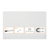 Tabla NOBO Impression Pro Widescreen 57inch, sticla, 126x71 cm, magnetica, colturi rotunjite, include marker, tavita si magneti, alb Tabla NOBO Impression Pro Widescreen 57inch, sticla, 126x71 cm, magnetica, colturi rotunjite, include marker, tavita si magneti, alb