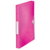 Mapa Jumbo Leitz WOW, PP, A4, 250 coli, roz
