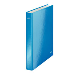 Caiet mecanic Leitz WOW, carton laminat, A4, mecanism 2DR, inel 25 mm, albastru