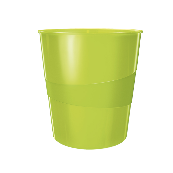 Cos hartii Leitz WOW, PS, 15l, verde Cos hartii Leitz WOW, PS, 15l, verde