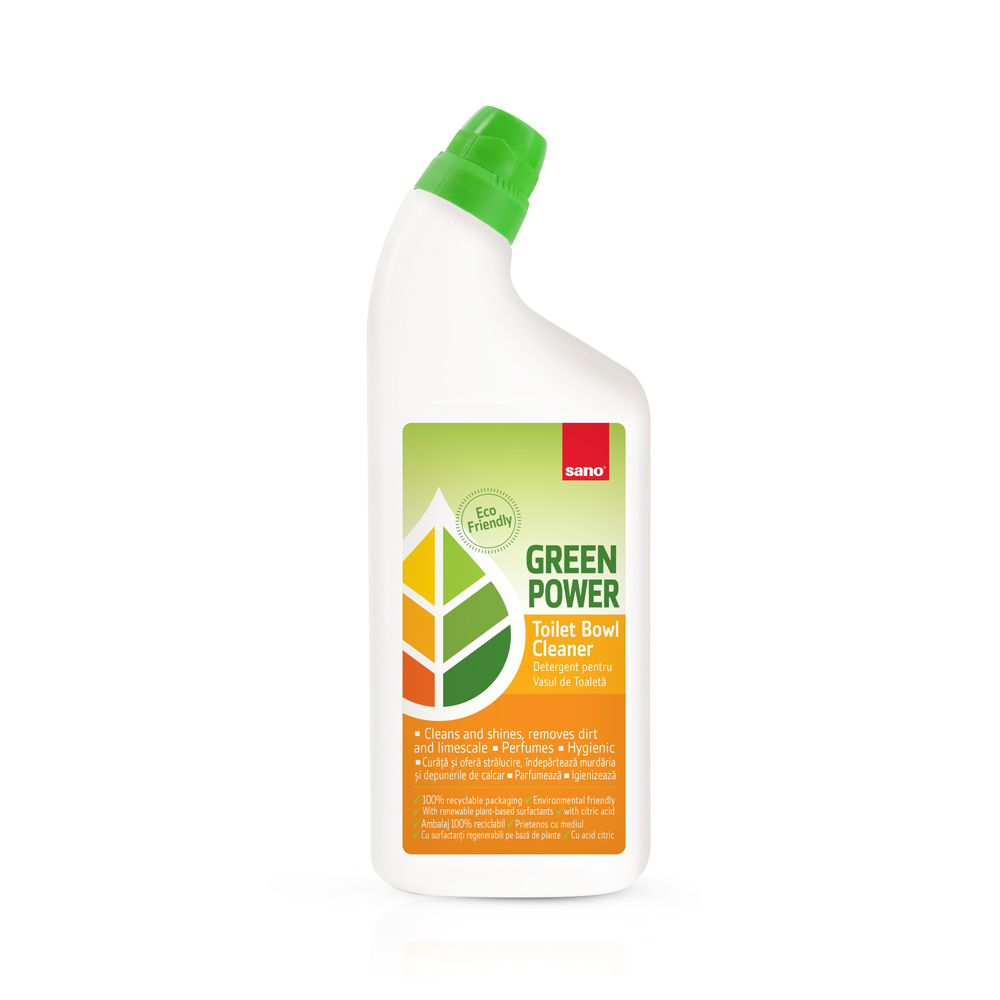 Detergent WC eco-friendly Sano Green Power, 750 ml Detergent WC eco-friendly Sano Green Power, 750 ml