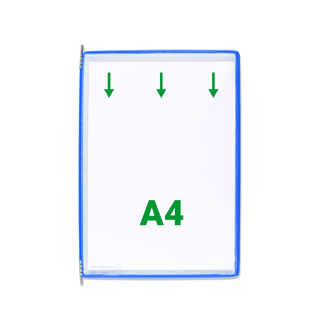 Display Tarifold, A4, 10 bucati/set, albastru Display Tarifold, A4, 10 bucati/set, albastru