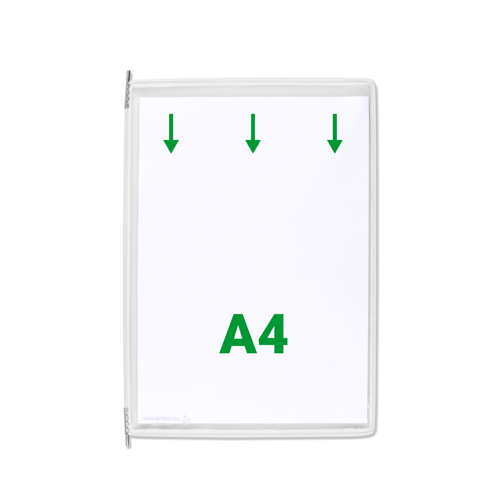 Display Tarifold, A4, 10 bucati/set, alb Display Tarifold, A4, 10 bucati/set, alb