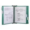 Kit complet Tarifold, din otel, pentru perete, A4, 10 display-uri, verde Kit complet Tarifold, din otel, pentru perete, A4, 10 display-uri, verde