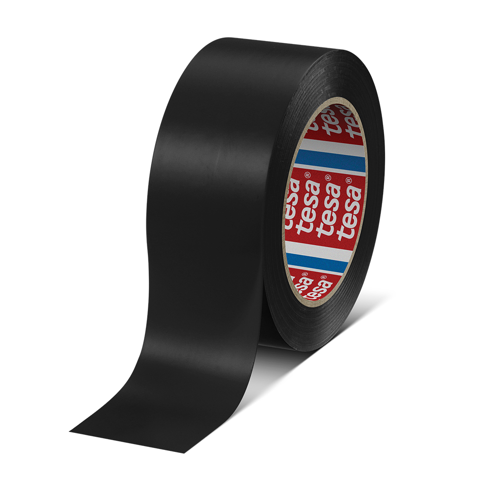 Banda marcare Tesa Premium 50mmx33m negru, rezistenta, durabila, usor de utilizat Banda marcare Tesa Premium 50mmx33m negru, rezistenta, durabila, usor de utilizat