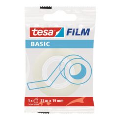 Banda adeziva Tesa transparenta, 19 mm x 33 m