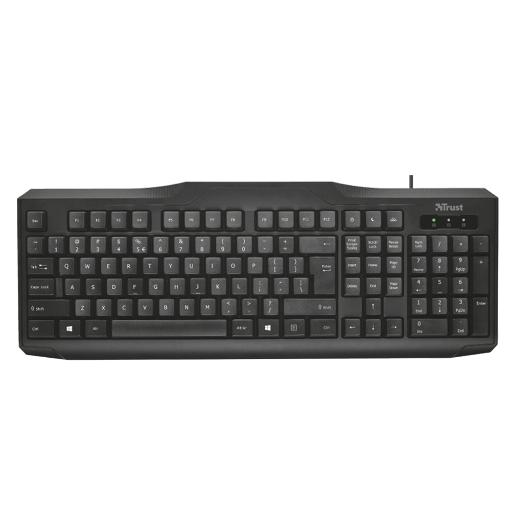 Tastatura Trust US Classicline, office, conectare USB, rezistenta, durabila Tastatura Trust US Classicline, office, conectare USB, rezistenta, durabila