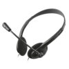 Casti 2x Jack 3.5 microfon ajustabil Trust, negre, rezistente Casti 2x Jack 3.5 microfon ajustabil Trust, negre, rezistente