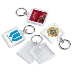 Breloc din plastic transparent U1