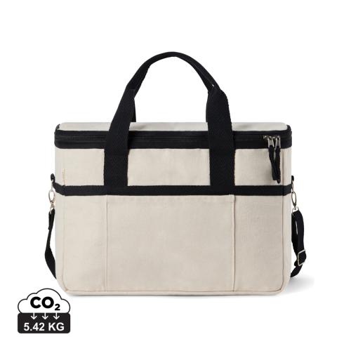 VINGA Volonne AWARE™ recycled canvas cooler basket VINGA Volonne AWARE™ recycled canvas cooler basket