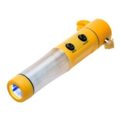 Emergency torch 1 LED, seat belt cutter, safety hammer | Auden