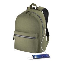 Laptop backpack in stone washed Canvas Laptop backpack in stone washed Canvas