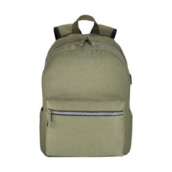 Laptop backpack in stone washed Canvas