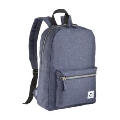 Laptop backpack in recycled PET with a melange effect Laptop backpack in recycled PET with a melange effect