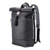 Water resistant soft pu laptop backpack, notebook compartment