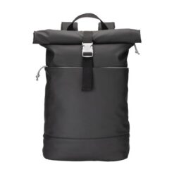 Water resistant soft pu laptop backpack, notebook compartment