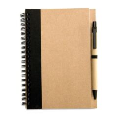 Bloc notes reciclat si pix