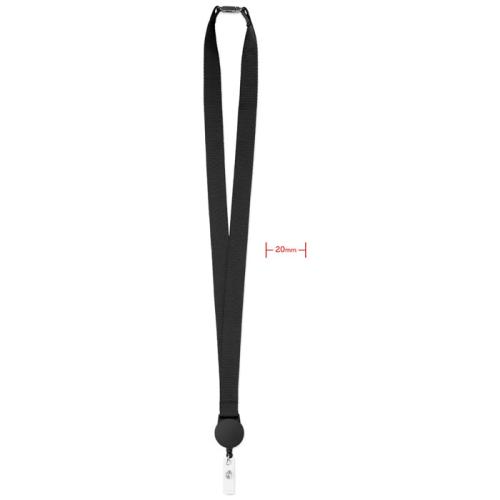 Lanyard cu suport pt. ecuson Lanyard cu suport pt. ecuson