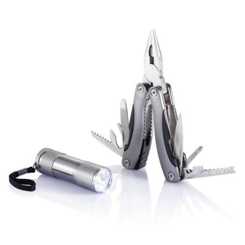 Multitool and torch set Multitool and torch set