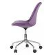 Scaun design din catifea pentru copii OFF 333 mov