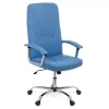 Scaun de birou managerial textil OFF 710 albastru Scaun de birou managerial textil OFF 710 albastru