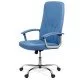 Scaun de birou managerial textil OFF 710 albastru