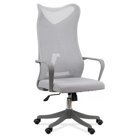 Scaun de birou ergonomic cu suport lombar si spatar inalt OFF 634 gri Scaun de birou ergonomic cu suport lombar si spatar inalt OFF 634 gri