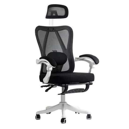 Scaun de birou ergonomic cu tetiera reglabila si suport lombar OFF 428 negru Scaun de birou ergonomic cu tetiera reglabila si suport lombar OFF 428 negru