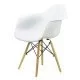 Scaun living BUC 240 alb
