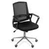 Scaun directorial din piele naturala OFF 5860 negru Scaun directorial din piele naturala OFF 5860 negru