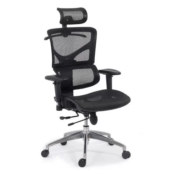 Scaun ergonomic multifunctional SYYT 9500 negru cu brate reglabile si sezut culisabil Scaun ergonomic multifunctional SYYT 9500 negru cu brate reglabile si sezut culisabil