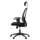 Scaun ergonomic din plasa cu tetiera si brate reglabile OFF 402 negru