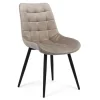 Scaun living din catifea si cadrul metalic BUC 206 bej Scaun living din catifea si cadrul metalic BUC 206 bej