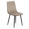 Scaun living din catifea cu picioare negre BUC 208 bej Scaun living din catifea cu picioare negre BUC 208 bej