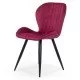 Scaun living din catifea BUC 248U visiniu