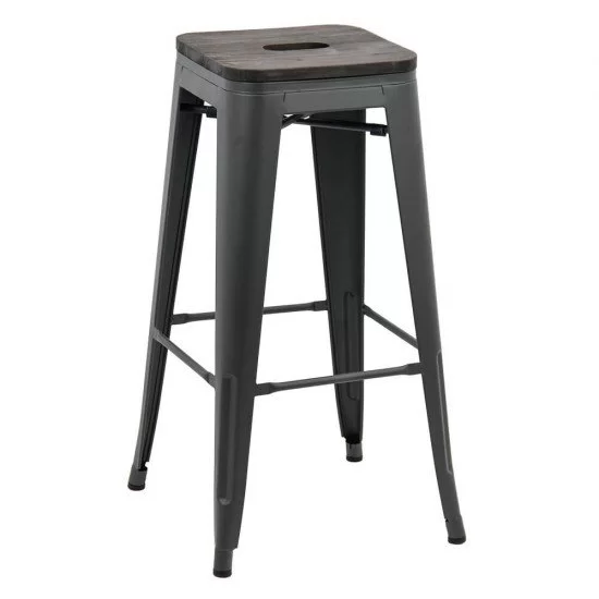 Scaun de bar ABS 124 gri Scaun de bar ABS 124 gri