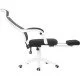 Scaun de birou ergonomic si suport de picioare OFF 927 alb