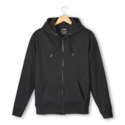 100% regenerated fabric unisex hooded sweatshirt